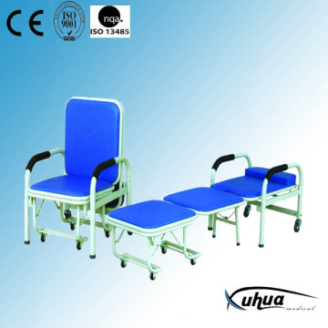 Chaise d&#39;accompagnement d&#39;hôpital pliable peint à l&#39;acier (W-2)